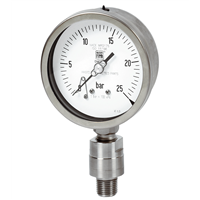 MGS37 DN100-150 Bourdon Tube Pressure Gauge